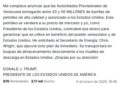 Trump dijo que Venezuela entregará entre 30 y 50 millones de barriles de petróleo a EE UU