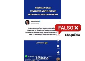 ¿Marco Rubio anunció una serie de medidas económicas como “gobernador” de Venezuela?