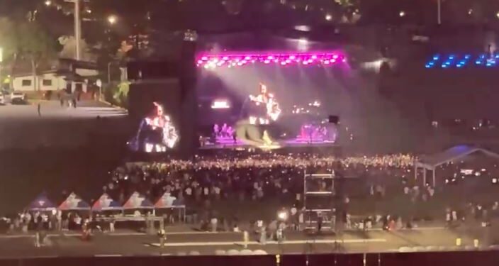Canal chavista dijo que “millones” fueron al show de La Carlota, pero la mentira quedó expuesta en redes