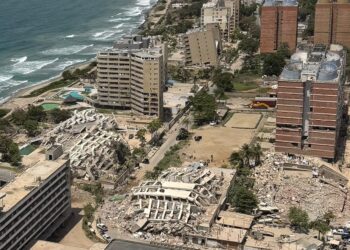 Las imágenes del sobrevuelo que realizó EEUU sobre las zonas devastadas